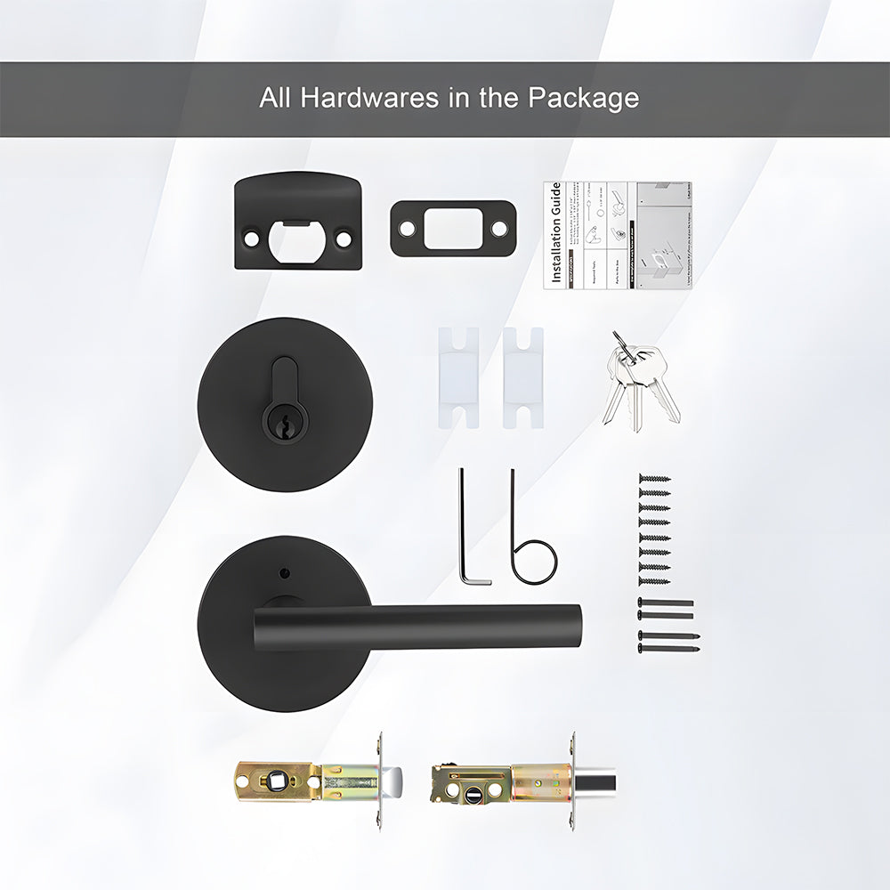 Entry Door Handle with Deadbolt Front Door Locksets