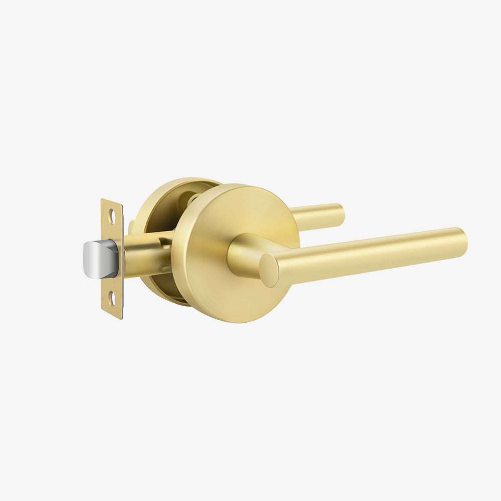 Zinc Alloy Gold Black Door Lever Handles
