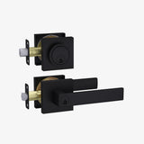 Exterior Entry Door Lock Handleset with Deadbolt