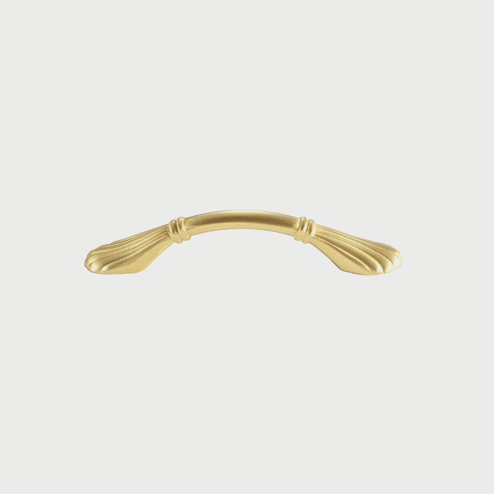 Pure Brass Shell Dresser Handles