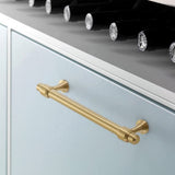 Gold Modern Brass Kitchen T-Bar Cabinet Drawer Pulls