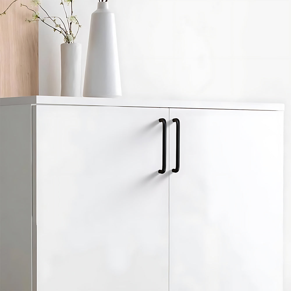 Simple Aluminum Alloy Rounded Arc Cabinet Handle