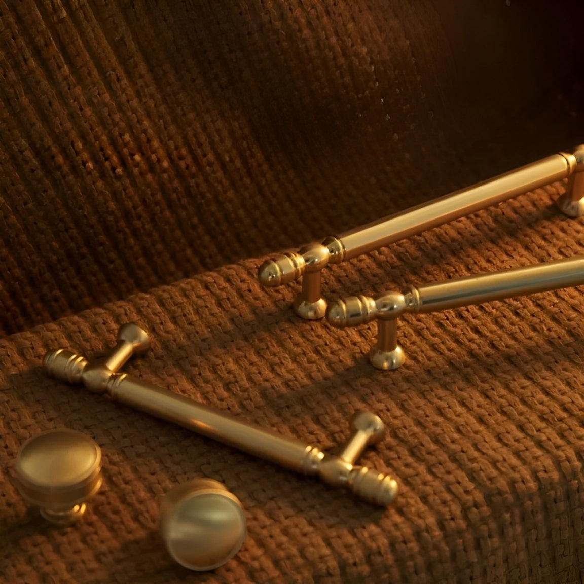 Modern Luxury Gold Kitchen Cabinet Handles