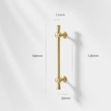 Brushed Brass Drawer Pulls for Cabinet