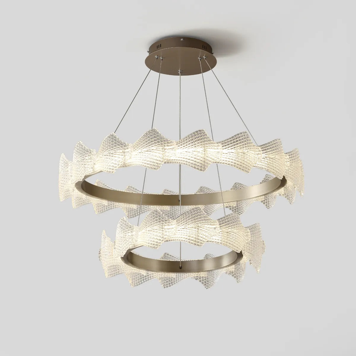 Acrylic round chandelier
