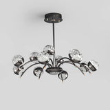 Transparent round chandelier