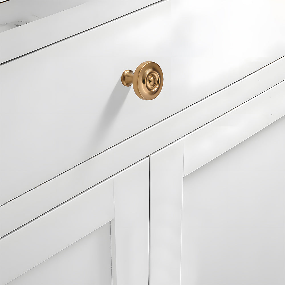 Light Luxury French Gold Wardrobe Door Drawer Cabinet Handles