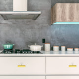 Square Brushed Gold Cabinet Pulls  For Kitchen
