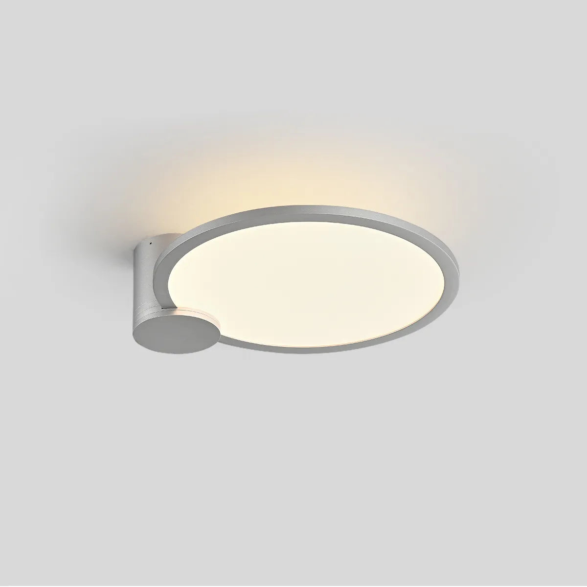 Circular acrylic ceiling-mounted installation