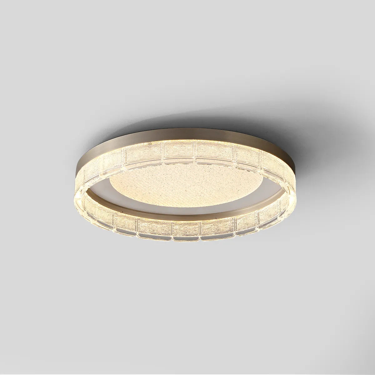 Circular acrylic embedded installation