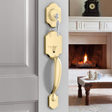 Zinc Alloy Entry Door Lock Front Door Handlesets