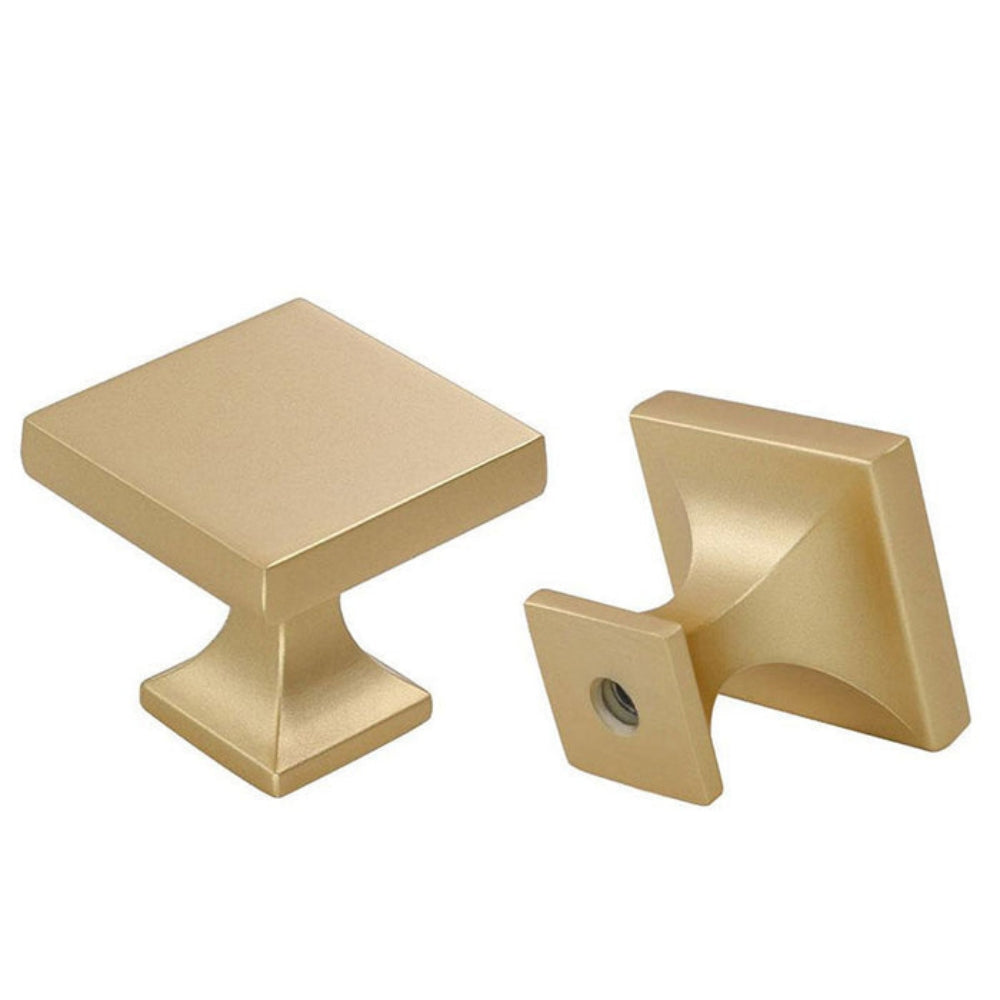 Square Zinc Alloy Kitchen Cabinet Knobs
