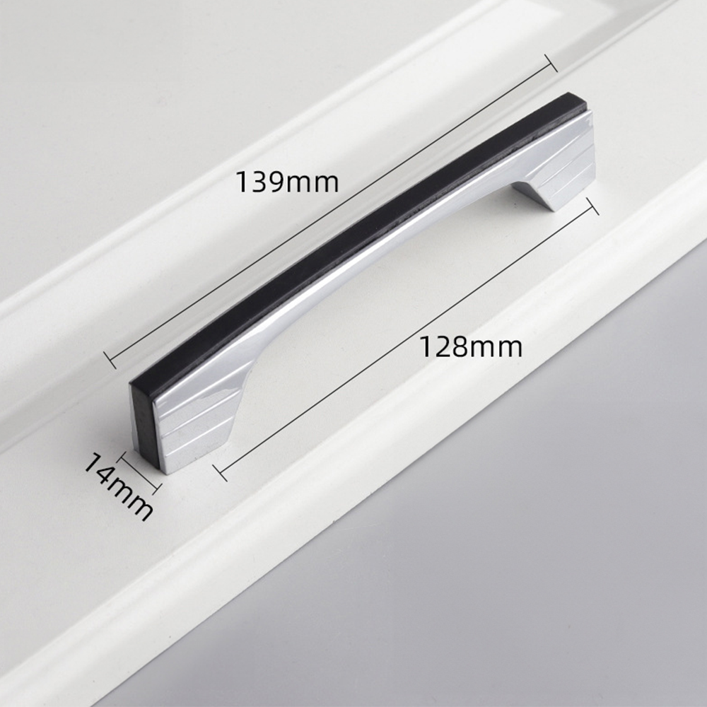 Black Zinc Alloy Bedside Cabinet Decoration Furniture Handle