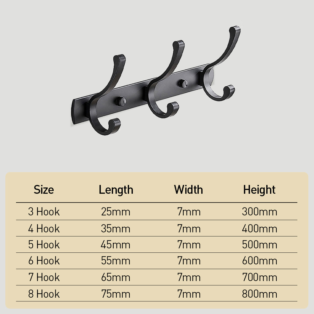 Bathroom Bedroom Door Coat Towel Storage Hook