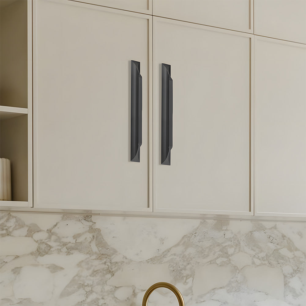 Trapezoidal Modern Kitchen Cabinet Drawer Handle
