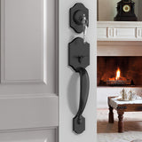 Zinc Alloy Entry Door Lock Front Door Handlesets