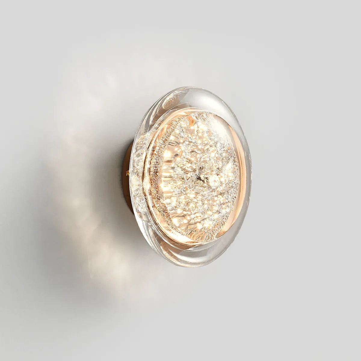 Acrylic round wall light