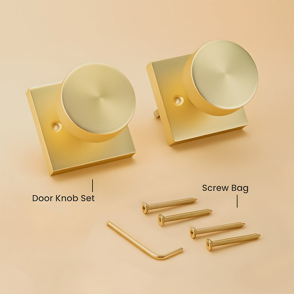 Dummy Square Door Knobs for Storage Room Pantry Doors