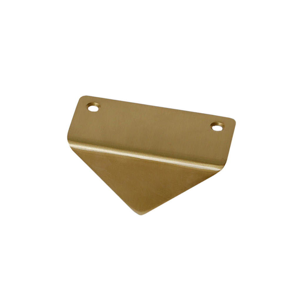 Triangle Shape Creative Solid Brass Cabinet Hidded Handle Drawer Handles