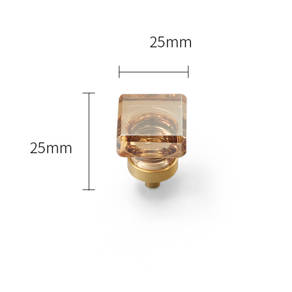 Champagne Bronze and Crystal Cupboard Knobs