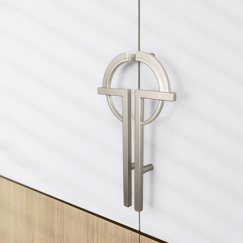 Modern Creative Gold Paired Cabinet Door Handles for Kitchen