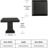 Square Pull Drawer Knob