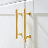 Soild Gold Brass Drawer Pulls Cupboard Cabinet Knobs