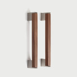 Walnut T Bar Timber Drawer Pulls for Kitchen