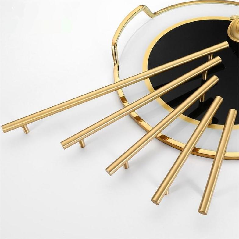 Brushed Gold Euro Style Cabinet Handles