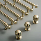 Long Brass Bar Gold Cabinet Handles