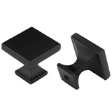Square Zinc Alloy Kitchen Cabinet Knobs