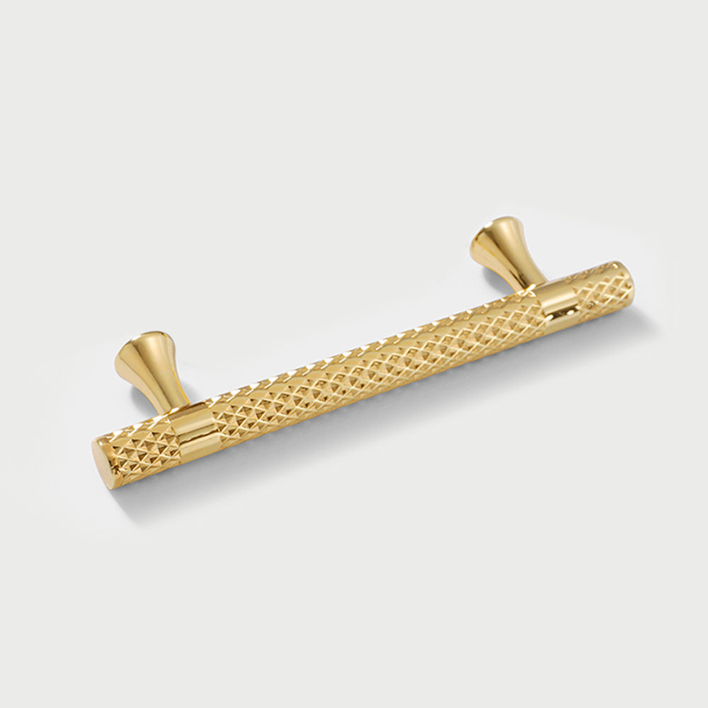 Shiny Modern Zinc Alloy Titanium Gold Black Door Handles