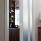Square Pocket Door Lock with Pull
