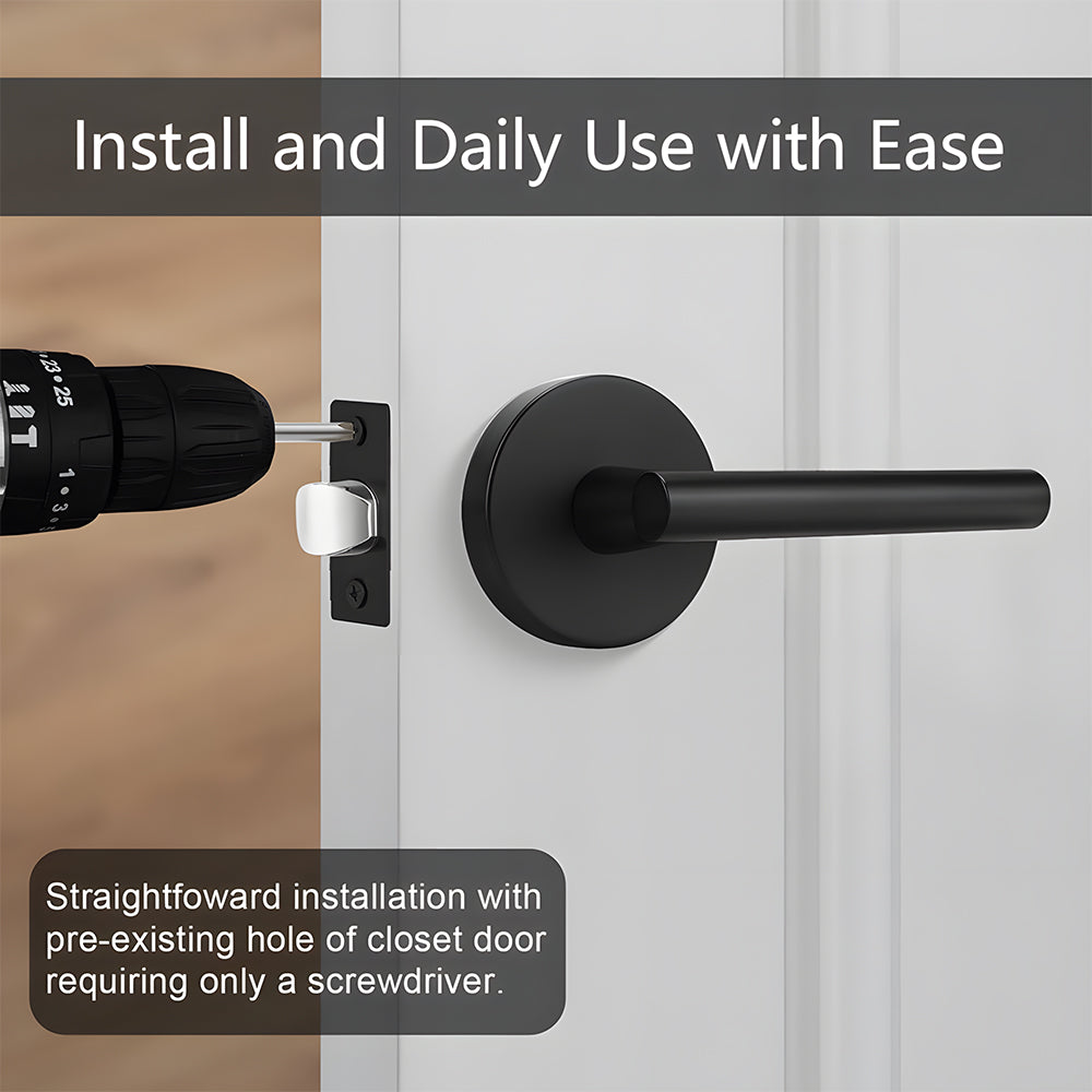 Zinc Alloy Heavy Door Handle Interior Door Levers for Bedroom