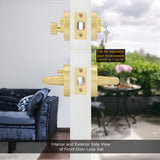 Entry Door Handle with Deadbolt Front Door Locksets