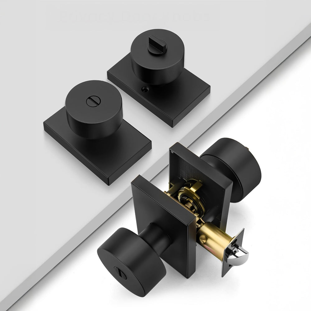 Zinc Alloy Heavy Duty Single-Sided Rectangle Door Knob
