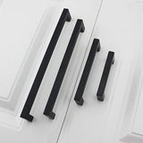 Black Square Kitchen Bar Pulls for Cabinet