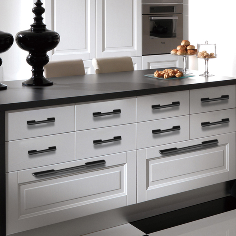 Modern  Aluminum Alloy Long Cabinet and Drawer Handles