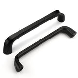 10 Pack Black 5 inch Hole Centers Modern Cabinet Handles