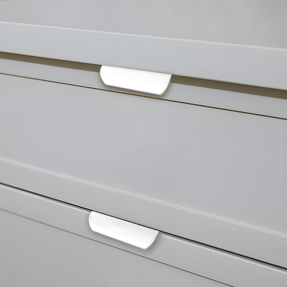 Multicolored Simple Invisible Finger Cabinet Drawer Handle