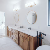 Brushed Brass Kitchen Handles Square Drawer Pulls