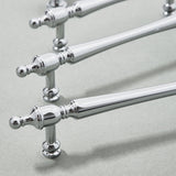 Chrome-Plated Drawer Handle Wardrobe Handle Bright Silver Cabinet Door Handle