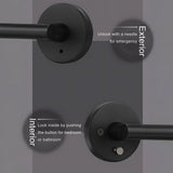 Zinc Alloy Gold Black Door Lever Handles