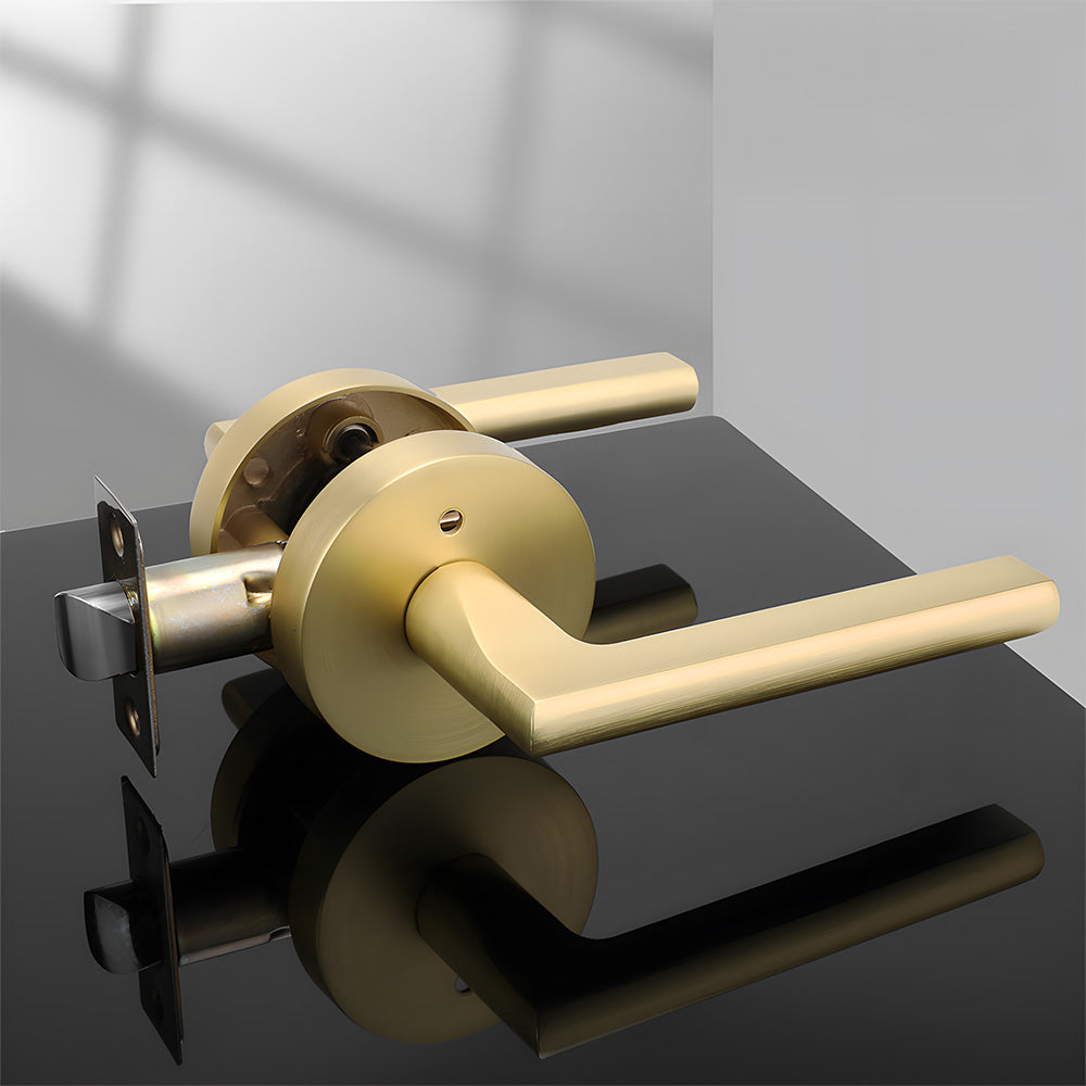Round Interior Door Levers Handles
