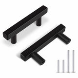 Matte Black Hardware Kitchen Drawer Handles