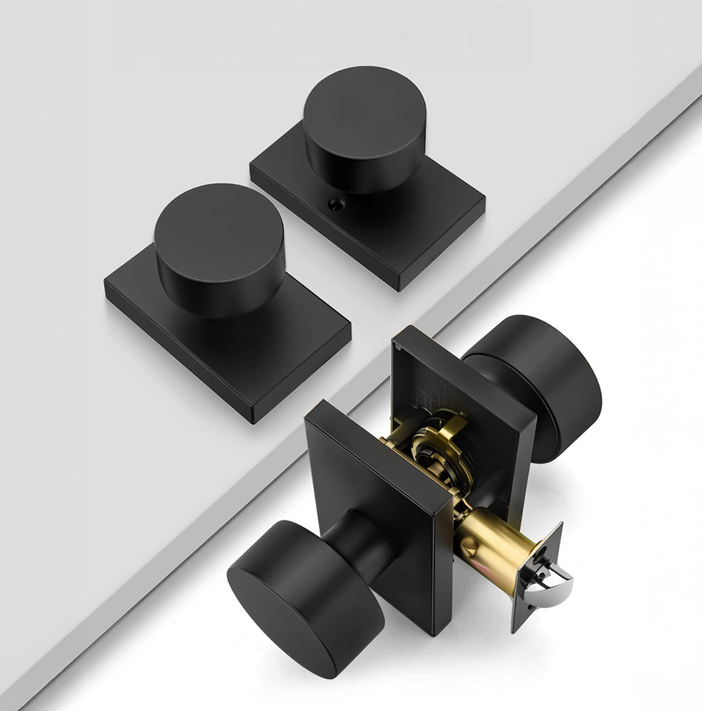 Zinc Alloy Heavy Duty Single-Sided Rectangle Door Knob