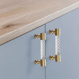Transparent Acrylic Cabinet Drawer Dresser T Bar Handles