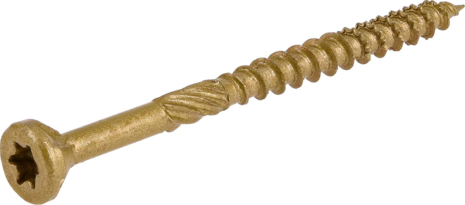 Goldenwarm 8In x 3In All Purpose Wood Screw with Phillips Drive
