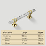 T-Bar Zinc Alloy Base Cabinet Handles
