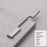Aluminum Alloy Extended Cabinet Handles Drawer Knobs for Kitchen